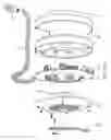 Fig. 24 - Electrical power supplying device having a ring-like power assembly for receiving electrical power plugs and/or power adapters associated with a plurality of electrical appliances, and an un-interrupted power supply (UPS) unit having a battery componenent mounted within a centrally-disposed structure passing through a central aperture in said ring-like power assembly