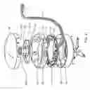 Fig. 58 - Electrical power supplying device having a ring-like power assembly for receiving electrical power plugs and/or power adapters associated with a plurality of electrical appliances, and an un-interrupted power supply (UPS) unit having a battery componenent mounted within a centrally-disposed structure passing through a central aperture in said ring-like power assembly
