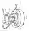 Fig. 13 - Wall-mountable electrical power supplying device for mounting to a wall surface about a standard wall-mounted power receptacle, using a mounting bracket arranged between the housing and wall surface and an electrical power supply plug integrated with the housing