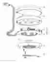 Fig. 24 - Wall-mountable electrical power supplying device for mounting to a wall surface about a standard wall-mounted power receptacle, using a mounting bracket arranged between the housing and wall surface and an electrical power supply plug integrated with the housing