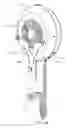 Fig. 32 - Wall-mountable electrical power supplying device for mounting to a wall surface about a standard wall-mounted power receptacle, using a mounting bracket arranged between the housing and wall surface and an electrical power supply plug integrated with the housing