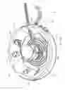 Fig. 35 - Wall-mountable electrical power supplying device for mounting to a wall surface about a standard wall-mounted power receptacle, using a mounting bracket arranged between the housing and wall surface and an electrical power supply plug integrated with the housing