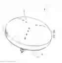 Fig. 45 - Wall-mountable electrical power supplying device for mounting to a wall surface about a standard wall-mounted power receptacle, using a mounting bracket arranged between the housing and wall surface and an electrical power supply plug integrated with the housing