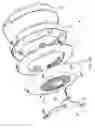 Fig. 44 - Electrical power supplying device having a ring-like structure for receiving the power plugs and/or power adapters associated with a plurality of electrical appliances, and an integrated thermal management system
