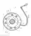 Fig. 63 - Electrical power supplying device having a ring-like structure for receiving the power plugs and/or power adapters associated with a plurality of electrical appliances, and an integrated thermal management system