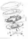 Fig. 42 - Method of managing excess appliance power cord length within an electrical power supplying device while containing a plurality of appliance power plugs and appliance power adapters associated with electrical appliances supported an environment