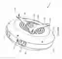 Fig. 46 - Method of managing excess appliance power cord length within an electrical power supplying device while containing a plurality of appliance power plugs and appliance power adapters associated with electrical appliances supported an environment