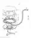 Fig. 23 - Wall-mountable electrical power supplying device having a ring-like structure for receiving the power plugs and/or power adapters associated with a plurality of electrical appliances, and a housing containing and concealing the same during power supply operations