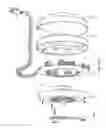 Fig. 24 - Wall-mountable electrical power supplying device having a ring-like structure for receiving the power plugs and/or power adapters associated with a plurality of electrical appliances, and a housing containing and concealing the same during power supply operations