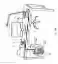 Fig. 41 - Wall-mountable electrical power supplying device having a ring-like structure for receiving the power plugs and/or power adapters associated with a plurality of electrical appliances, and a housing containing and concealing the same during power supply operations