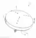 Fig. 45 - Wall-mountable electrical power supplying device having a ring-like structure for receiving the power plugs and/or power adapters associated with a plurality of electrical appliances, and a housing containing and concealing the same during power supply operations
