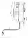 Fig. 64 - Wall-mountable electrical power supplying device having a ring-like structure for receiving the power plugs and/or power adapters associated with a plurality of electrical appliances, and a housing containing and concealing the same during power supply operations