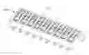 Fig. 01 - Electrical connector with grooves receiving crumbs