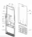Fig. 01 - Housing structure for a slide type mobile communication terminal