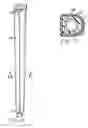 Fig. 23 - Single panel golf club grip