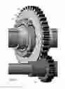 Fig. 04 - Torque-handling gear with teeth mounted on flexible arms