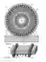 Fig. 12 - Torque-handling gear with teeth mounted on flexible arms