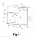 Fig. 02 - Stackable, nestable and gangable table