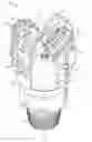 Fig. 01 - External, divorced PDC bearing assemblies for hybrid drill bits