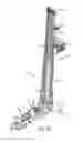 Fig. 04 - Guyless service rig with side-mounted, pivotally deployable rear outriggers