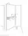 Fig. 01 - Automated bathroom-stall door
