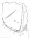Fig. 01 - Mounting plate for mirror glass
