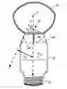 Fig. 01 - LED lamp with uniform omnidirectional light intensity output