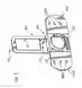 Fig. 07 - Central vacuum system mounting flange and hose cuff for use with standard electrical outlets
