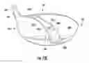 Fig. 22 - Golf club head with visual swing indicator