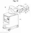Fig. 37 - System with brake to limit manual movement of member and control system for same