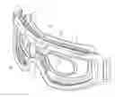 Fig. 01 - Structure for Securing a Secondary Goggle Frame