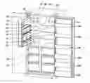 Fig. 01 - REFRIGERATOR WITH SPLIT TYPE SHELVES