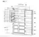 Fig. 04 - REFRIGERATOR WITH SPLIT TYPE SHELVES