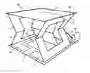 Fig. 01 - Height-adjustable equipment stand