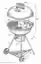 Fig. 01 - Grill handle with heat shield