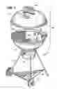 Fig. 02 - Grill handle with heat shield