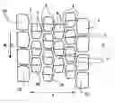 Fig. 01 - Tire tread with blocks of at least one intermediate row having incision and blind longilinear cavity