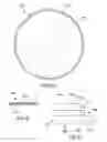 Fig. 14 - Edge-clamped and mechanically fastened inner electrode of showerhead electrode assembly