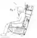 Fig. 02 - Aircraft ejection seat with moveable headrest