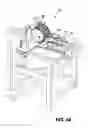 Fig. 45 - Device for finish-machining of optically effective surfaces of workpieces, in particular spectacle lenses