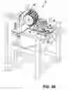Fig. 46 - Device for finish-machining of optically effective surfaces of workpieces, in particular spectacle lenses