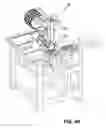 Fig. 47 - Device for finish-machining of optically effective surfaces of workpieces, in particular spectacle lenses
