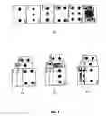 Fig. 04 - Progressive-style card game of six cards split into three component hands