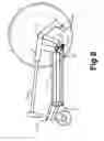 Fig. 09 - Human powered vehicle with single lever for folding and breaking