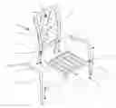 Fig. 01 - Chair that is assembled and disassembled easily and quickly