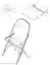 Fig. 01 - Seat frame for folding chair