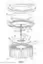 Fig. 02 - LED recessed light with heat sink