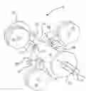 Fig. 01 - Mechanism for attenuating torque pulsations between an engine and a rotorcraft rotor driven by the engine