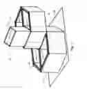 Fig. 02 - Structure comprising hexagonal tubes and rhomboid inserts