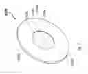 Fig. 08 - Shower head with reflective anti-fogging surface